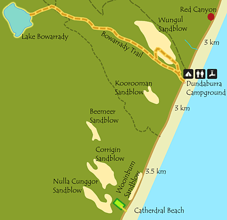 map dundaburra campground